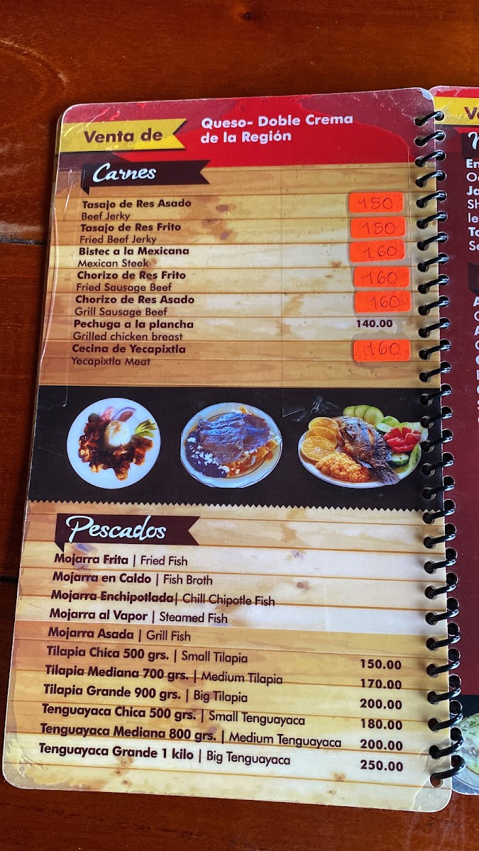 Comedores Puente Chiapas Menu - Image 4